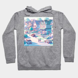 Suburban Residential Street United States Hoodie